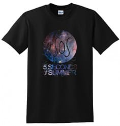 5 Second Of Summer Galaxy Nebula Unisex T Shirt