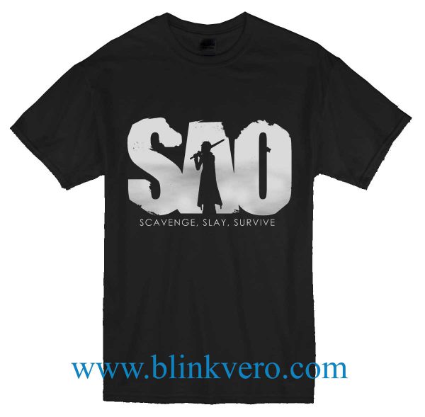 SAO - Scavenge,Slay,Survive Unisex T Shirt Size S M L XL XXL