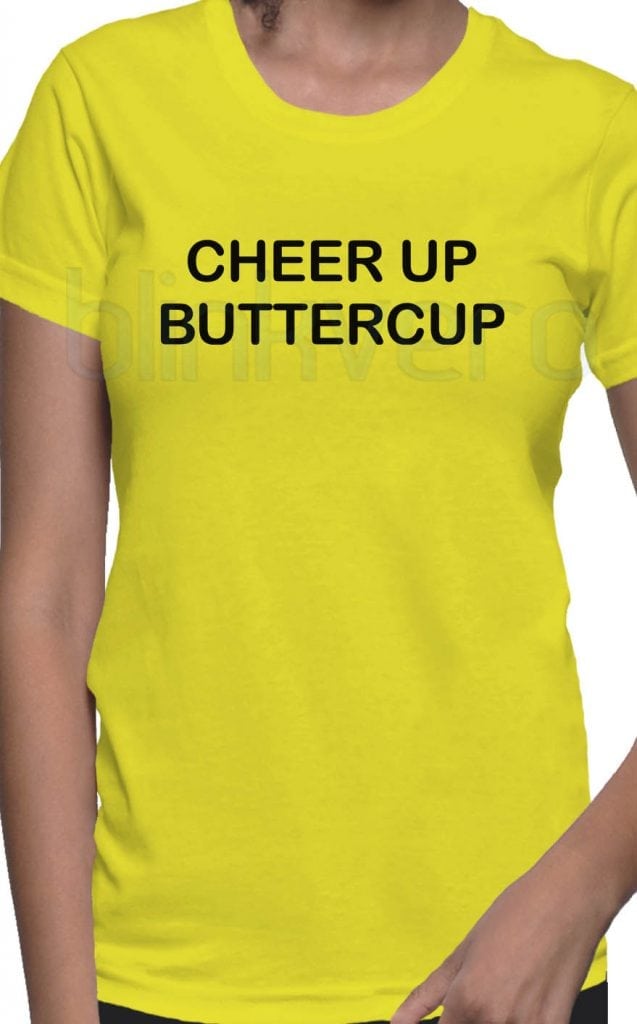 cheer up buttercup mug
