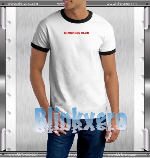 Buy Ringer Tshirt Kindness Club Unisex Ringer Tshirt Size S-3Xl